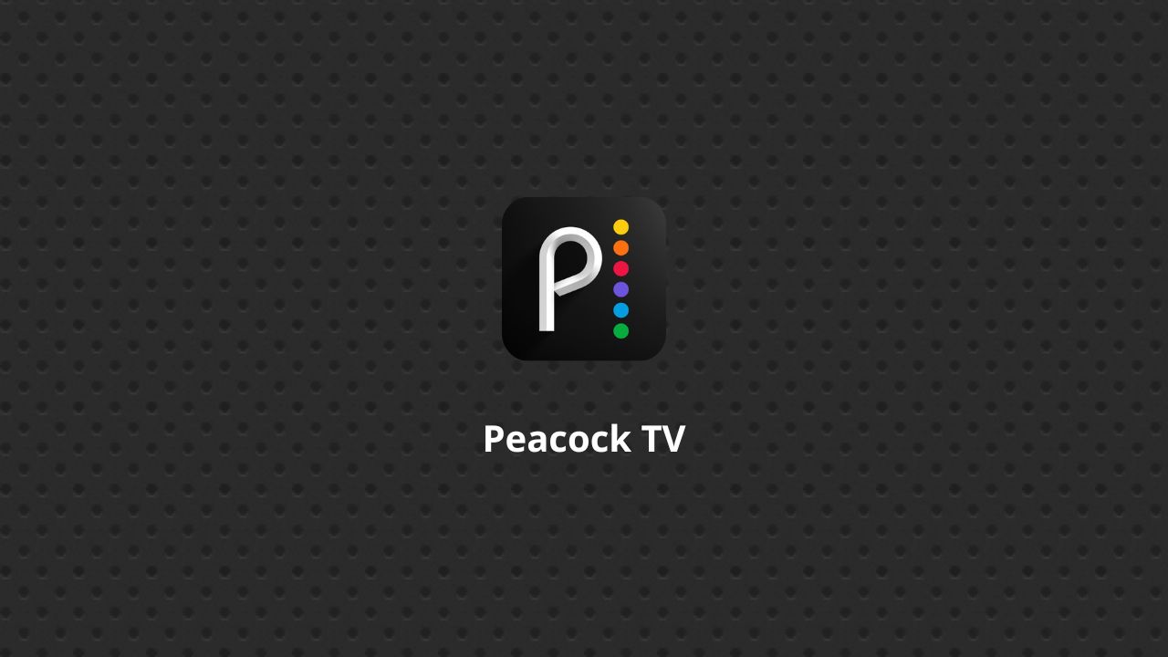 Peacock TV Backgroup